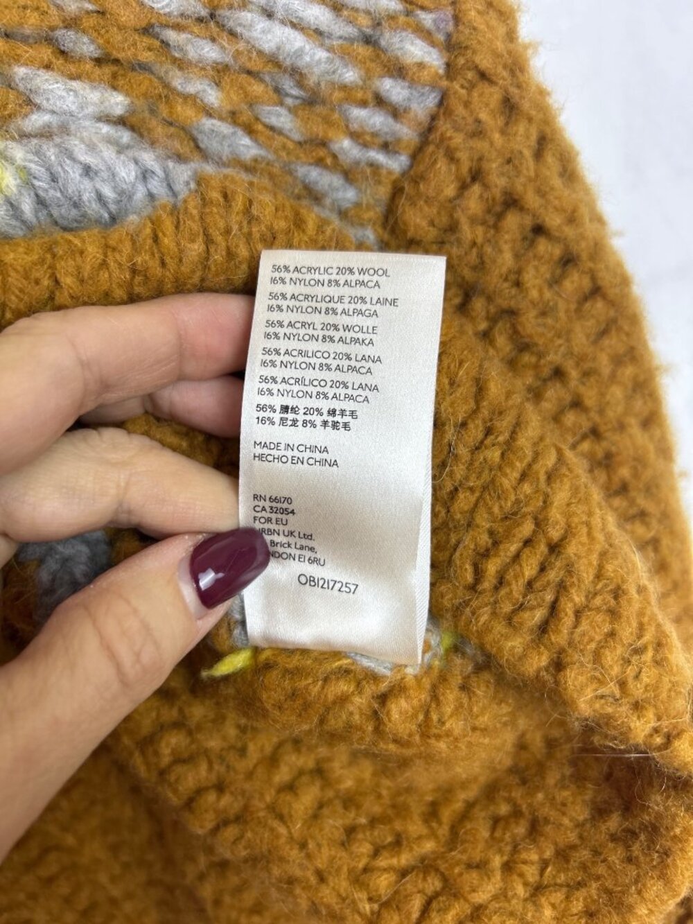 Free People Cropped Sweater Size S Cozy Alpine Mock Neck Alpaca Wool Blend - Picture 10 of 12